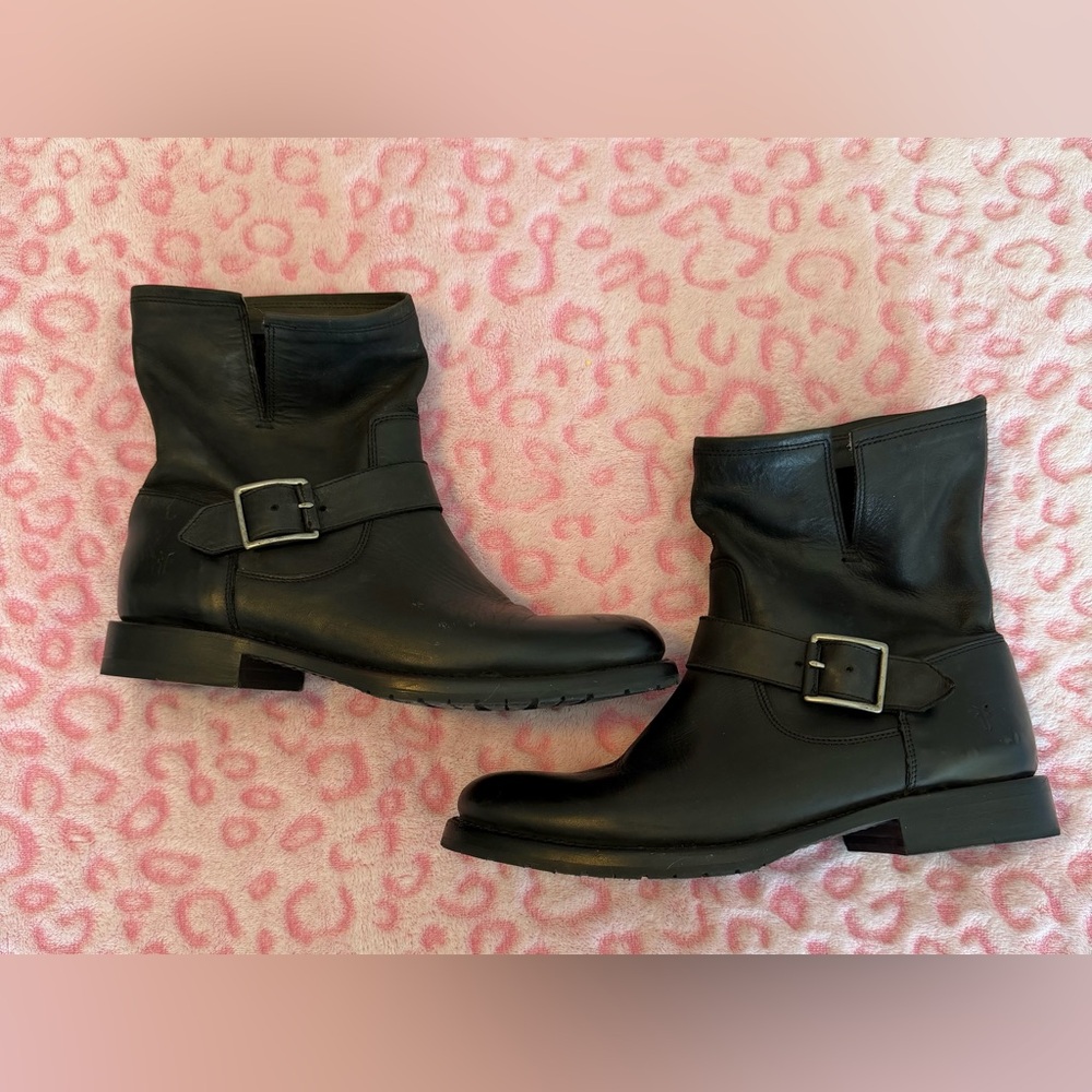 Frye Black Leather Boots 
Women’s Size: 8.5 - Picture 5 of 9